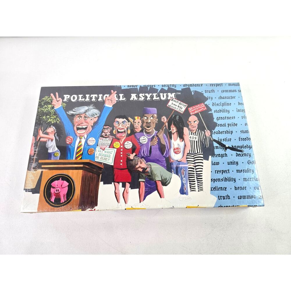 Vintage 1993 Political Asylum Board Game SEALED